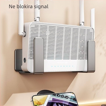 WiFi polica bez bušenja, zidni držač za produžni kabel, nosač za usmjerivač i set-top box