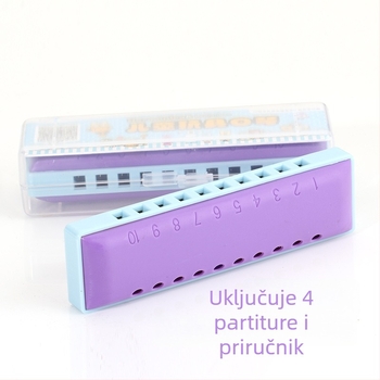 Harmonika s 10 rupa KS1001C s ABS poklopcem i zvučnim otvorima od smole