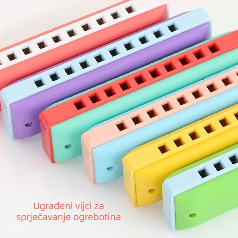 Harmonika s 10 rupa KS1001C s ABS poklopcem i zvučnim otvorima od smole