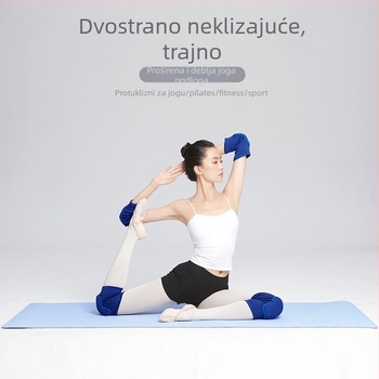 TPE joga podloga, debljina 8 mm, protuklizna, apsorpcija udara, jednofarbni uzorak, za fitness i kućnu upotrebu
