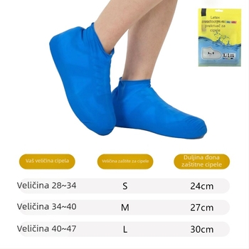 Cipne navlake od prirodnog lateksa, vodootporne, univerzalna prilagodba, debljina 60 g, težina 65 g
