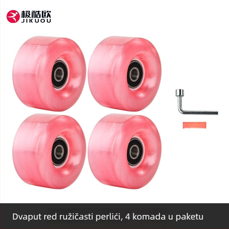 Kotači za rolanje - dvostruki red, PU kotači, za odrasle