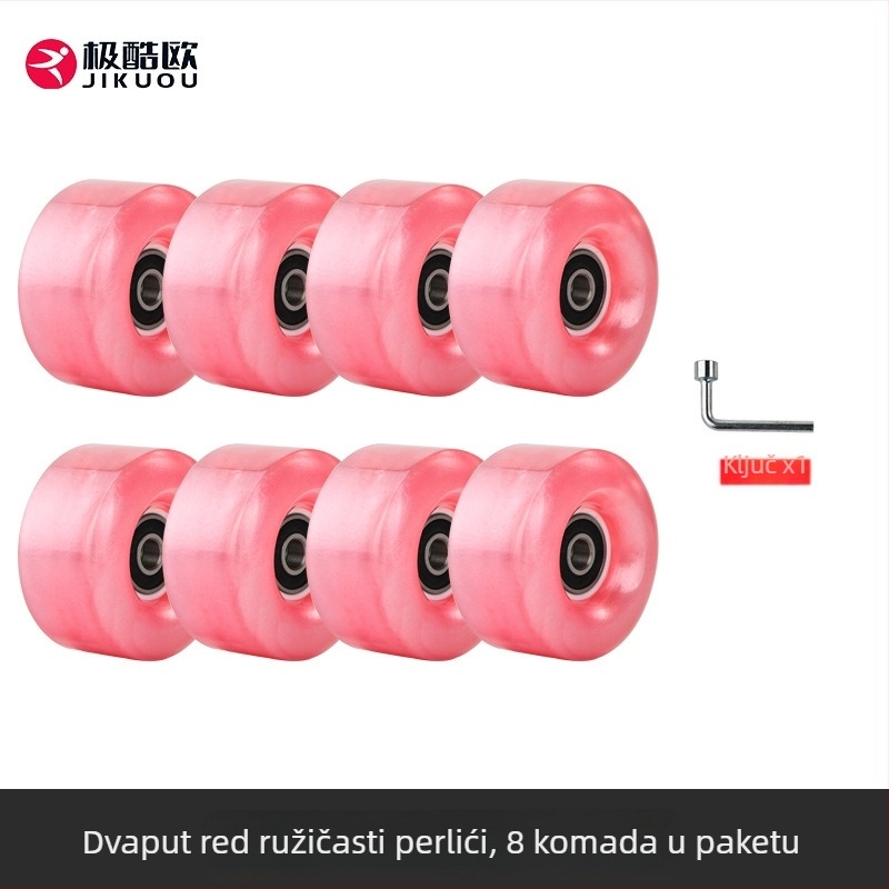 Kotači za rolanje - dvostruki red, PU kotači, za odrasle