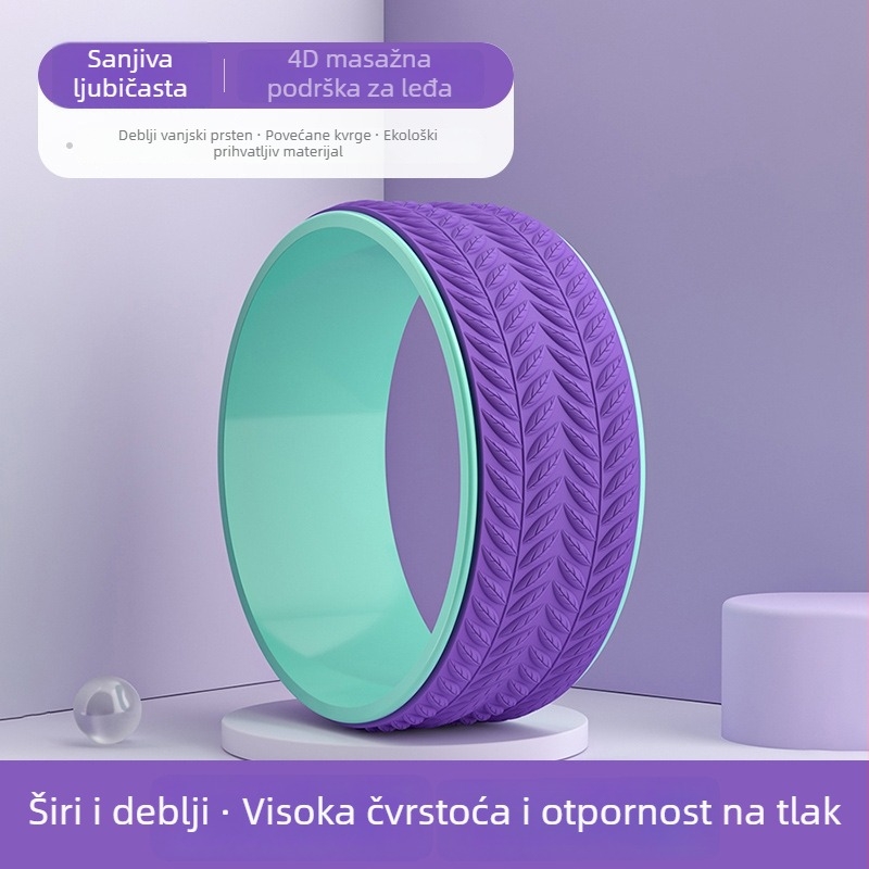 Joga kotač s otvorenim leđima za istezanje – za početnike, fitness oprema, PP materijal, marka Shaking of the Ground