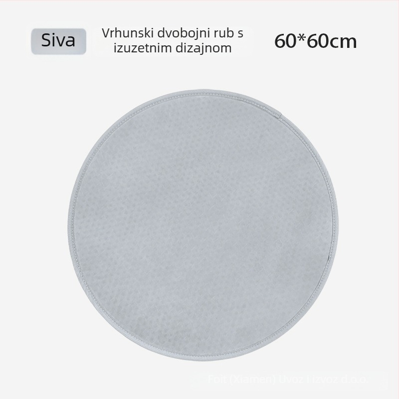 EVA podloga za preskakanje užeta, protuklizna, tiha, kružnog oblika, debljina 0.9 cm, težina 500 g, pogodna za trčanje i fitness