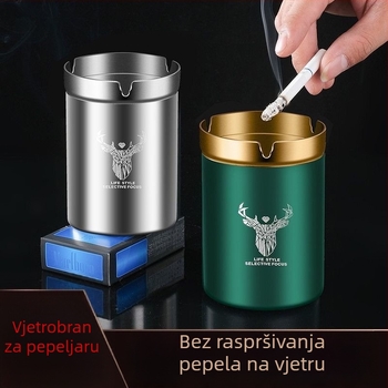 Popeljak od nehrđajućeg čelika, višekratne upotrebe, funkcije prikupljanja i skladištenja, logotip otisnut, prilagodljiv
