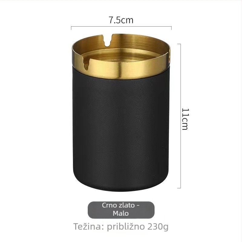 Popeljak od nehrđajućeg čelika, višekratne upotrebe, funkcije prikupljanja i skladištenja, logotip otisnut, prilagodljiv