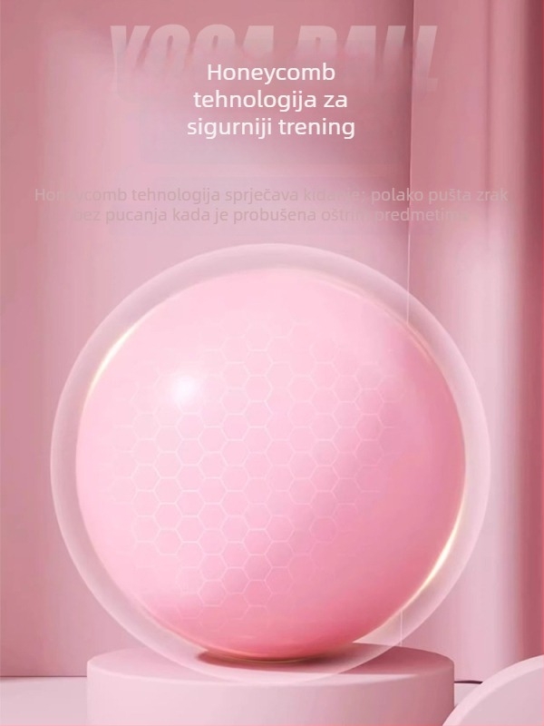 Lopta za jogu Cat Jia – PVC, težina 100, napuhiva, za rehabilitaciju zdjeličnog dna i fitness