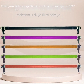 K-FIT Bar za jogu fitness, Višefunkcionalna Pilates Trening Šipka KF-0016
