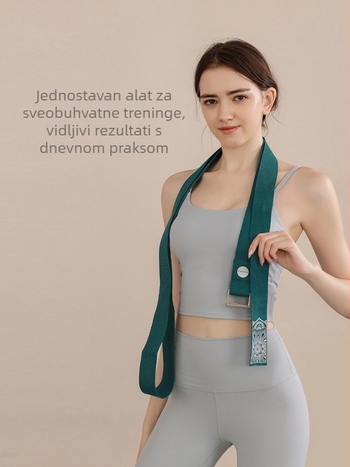 Joga pojas za rastezanje bez elastije, Oneder, pamuk, podrijetlo Dongguan, Guangdong, pogodan Iyengar i Pilates