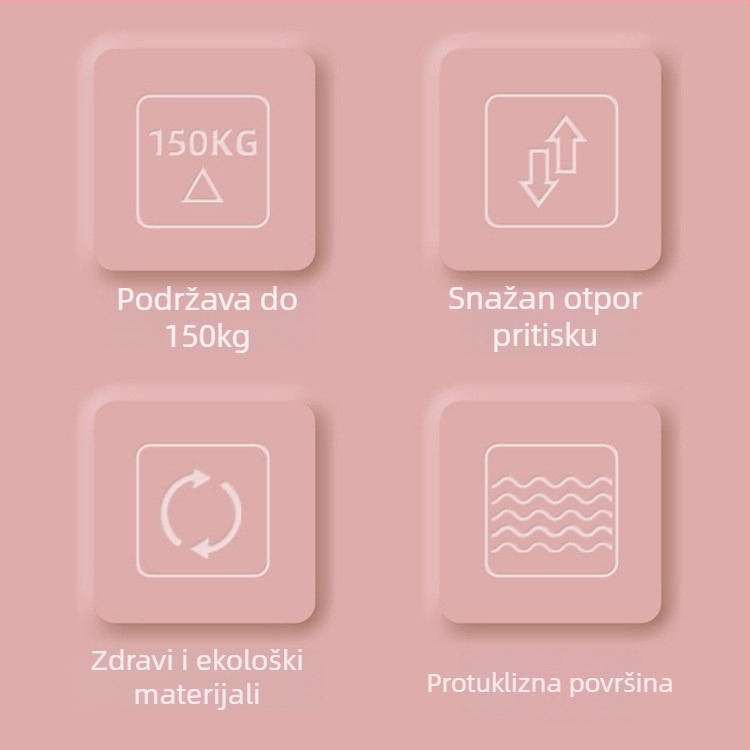Oudao EVA visoke gustoće joga kotač – za povratno savijanje, početnici, kućna tjelovježba