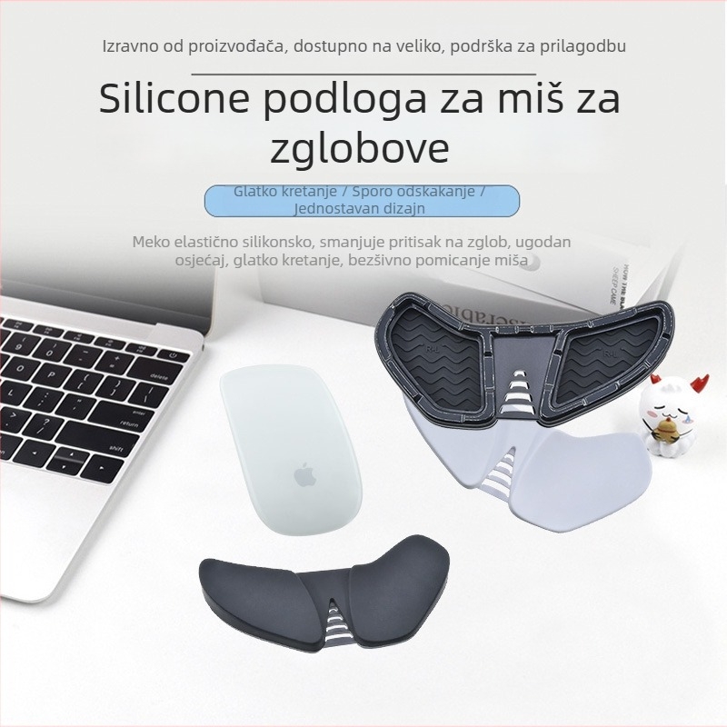Podloga za zglob miša, 2. generacija, mala podloga, prirodna guma, jastučić za dlan, OEM prerada