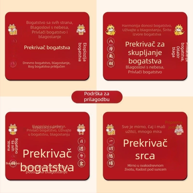 Podložak za miš, stolni, mala, od prirodne gume, jednostrana, tiskani dizajn, kalkulator funkcija, mogućnost ispisa logotipa, s ojačanim rubom