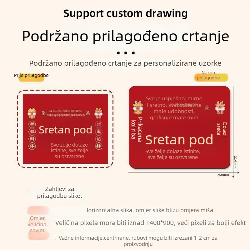 Podložak za miš, stolni, mala, od prirodne gume, jednostrana, tiskani dizajn, kalkulator funkcija, mogućnost ispisa logotipa, s ojačanim rubom