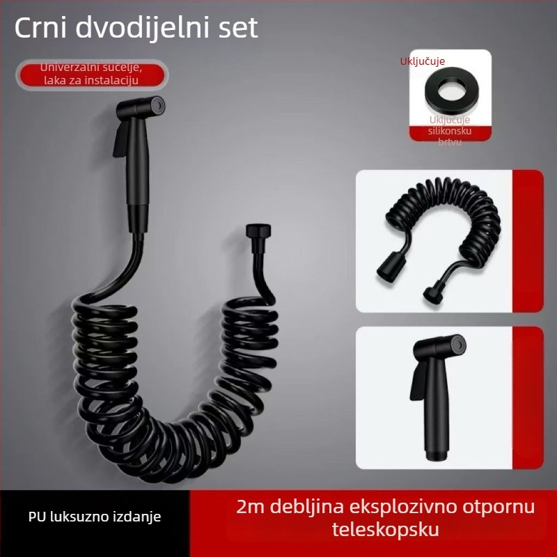 Bakrena prskalica za kupaonicu s visokotlačnim pojačivačem za čišćenje kupaonice i ispiranje WC-a