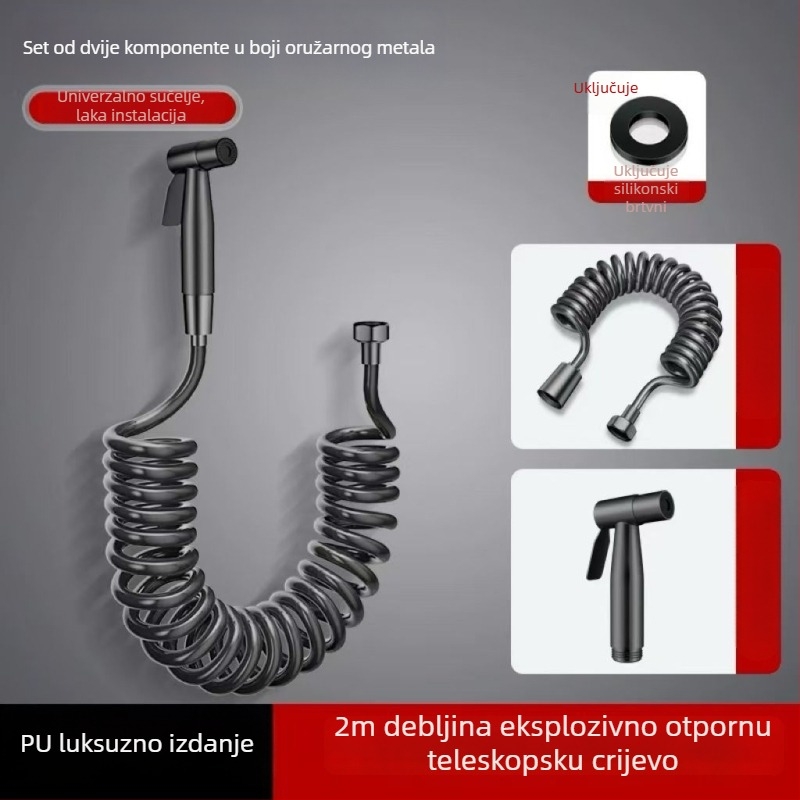 Bakrena prskalica za kupaonicu s visokotlačnim pojačivačem za čišćenje kupaonice i ispiranje WC-a