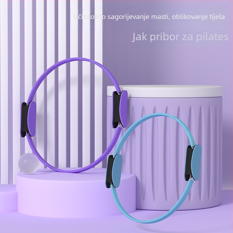 Pilates prsten s klipom za nogu – uređaj za trening mišića dna zdjelice za jogu