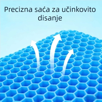 Podloga za hlađenje sjedala s pčelinjim saćem dizajnom za auto, ured i dom — PVC tkanina, napunjena vodom, jedinstven dizajn, ljetna verzija 2024, mogućnost prilagodbe