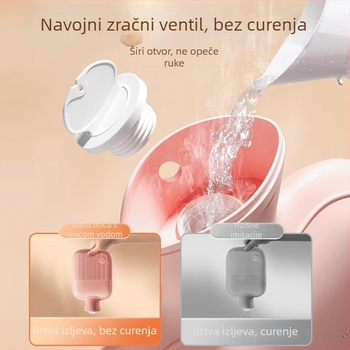 Staromodni veliki debeli spremnik za vruću vodu, otporan na eksplozije, zimi, grijanje kreveta, grijanje ruku, ublažavanje menstrualnih bolova