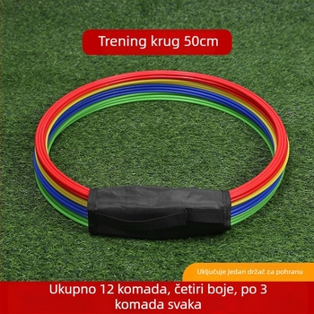 Nogometni trening prsten — PP materijal, marka Nili, porijeklo Zhejiang, alat za trening, pogodan za nogomet