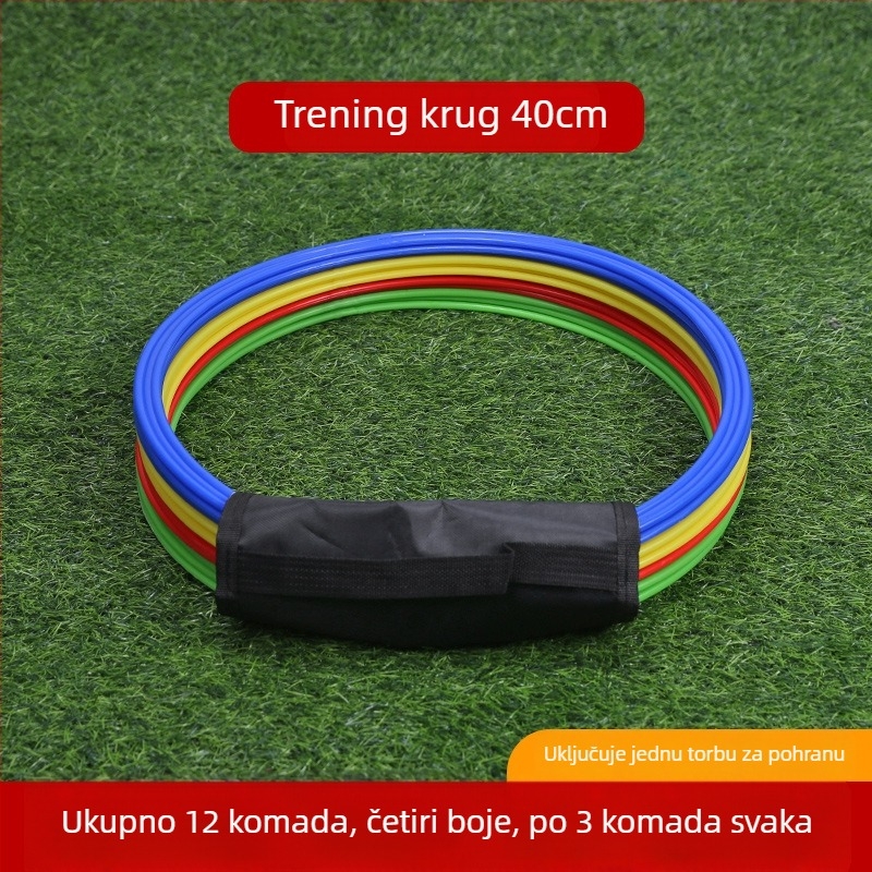 Nogometni trening prsten — PP materijal, marka Nili, porijeklo Zhejiang, alat za trening, pogodan za nogomet