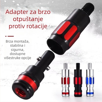 Brzo-otpuštajuća anti-rotacijska glava za mreže, univerzalni 8 mm konektor, brzo spajanje za mrežni štap, ribolovni dodatak