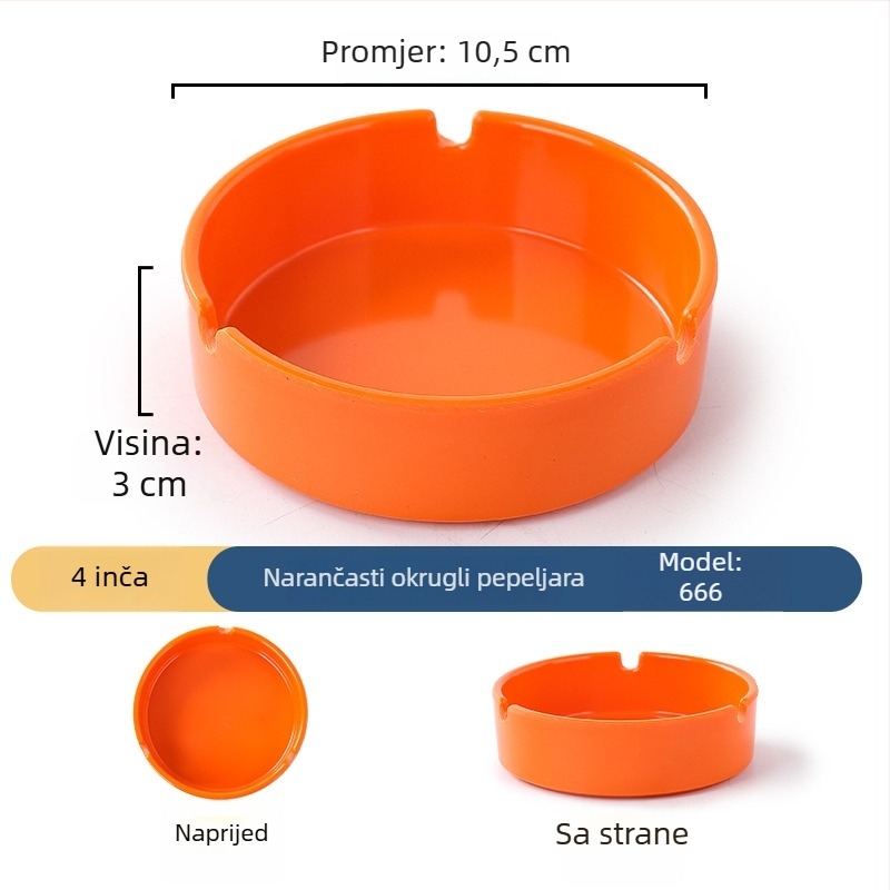 Pepeljara s imitacijom porcelana, otpornost na padanje, otporna na veter, minimalistički dizajn za restorane i hotele; Marka Xiangsu; Stil universalno; Logo nije moguće; Bez prilagođavanja