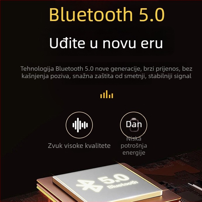 Space TV Bluetooth zvučnik: kompaktan bežični za kućnu i vanjsku upotrebu, 5W, Bluetooth 5.0, ugrađena baterija, frekvencijski raspon 60 Hz–15 kHz, domet 10 m