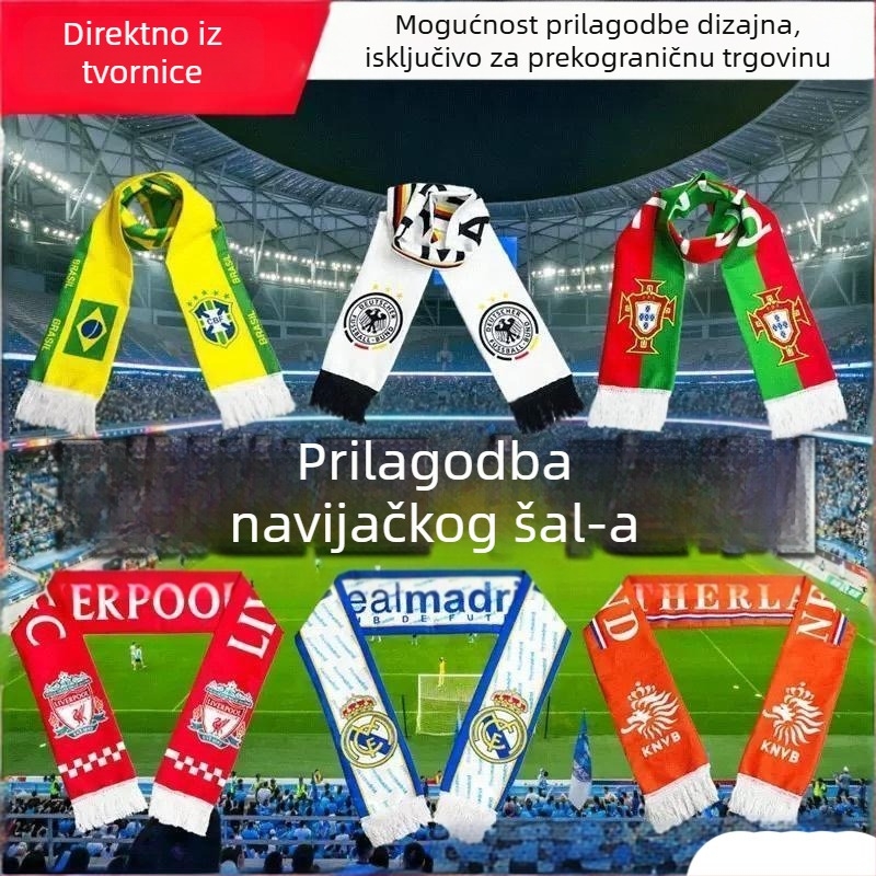 Prilagođene zastavice i fan zastavice za navijače nogometa – Svjetsko prvenstvo 2026: tkanina zastavice, mogućnost otiska logotipa, prilagodba