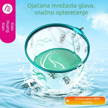 Glava mreže za ribolov – mreža K08, dubina 35 cm, debeljena konstrukcija, brzo suši