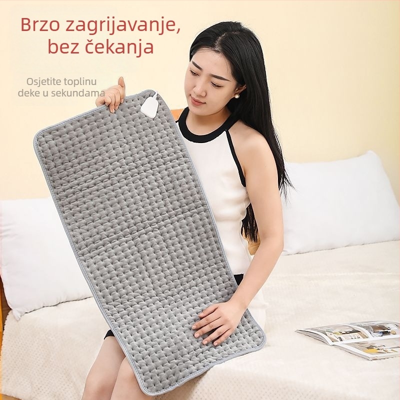 Unisex grijane papuče s USB, gornji dio od prave kože, grijane uloške, infracrvena terapija