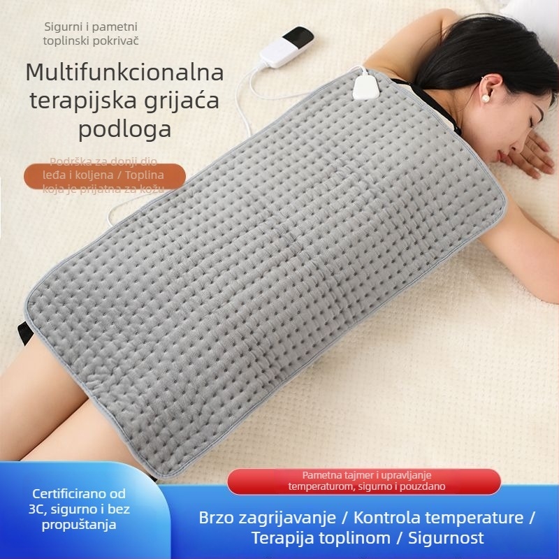 Unisex grijane papuče s USB, gornji dio od prave kože, grijane uloške, infracrvena terapija