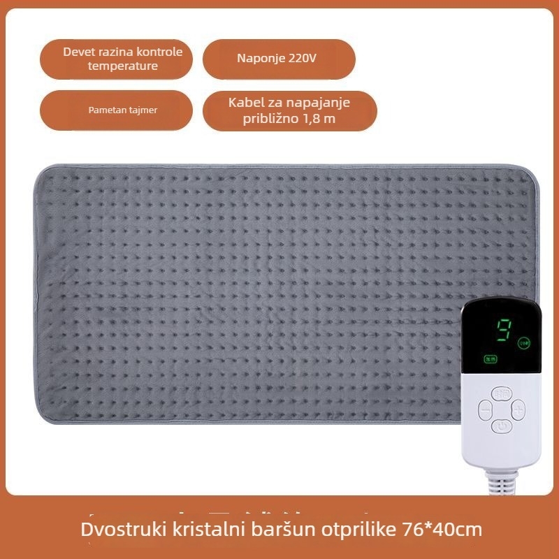 Unisex grijane papuče s USB, gornji dio od prave kože, grijane uloške, infracrvena terapija