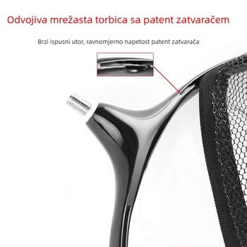 Wei Guan glava ribarske mreže od titanijskog legura - ultra lagana, licencirana privatna oznaka, proizvedeno u Kini