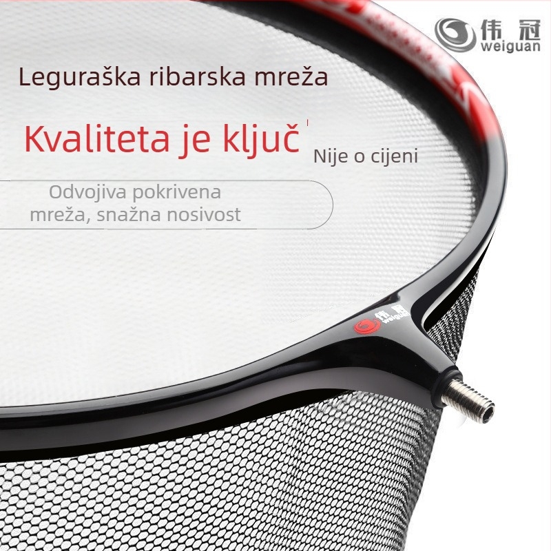 Wei Guan glava ribarske mreže od titanijskog legura - ultra lagana, licencirana privatna oznaka, proizvedeno u Kini