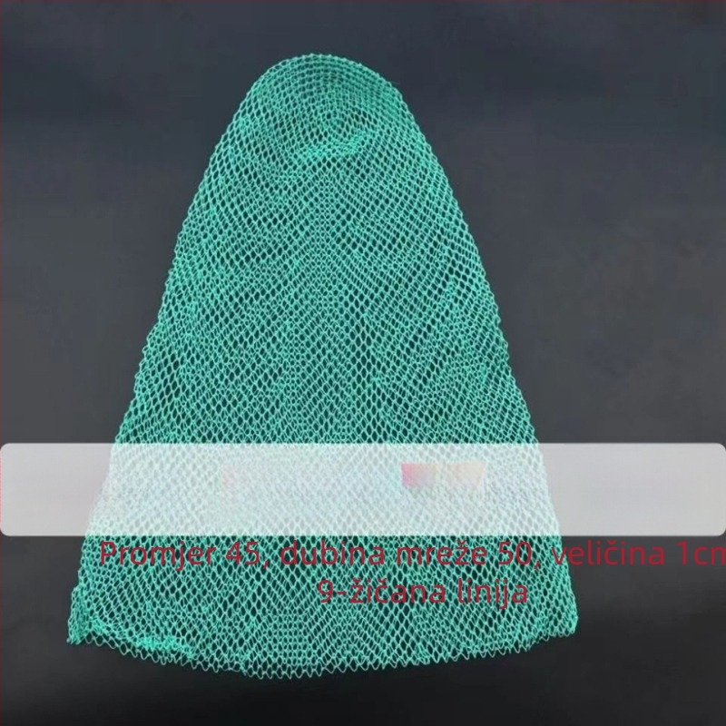 9-nitni brzo-suhi ljepilni lanac za ribarske mreže – mreža malog oka za hvatanje škampi i riba, specijalizirani ribolovni pribor