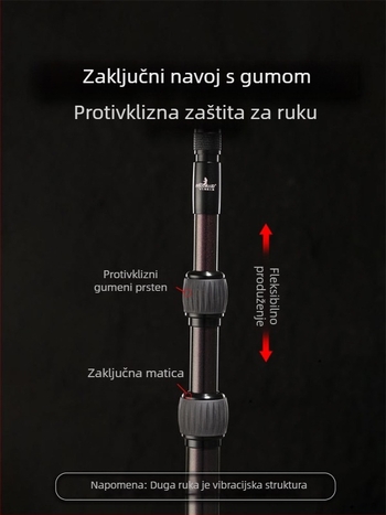 Mermaid teleskopski karbonski štap za mrežu