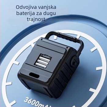 Huibang B-88 Prijenosni vanjski Bluetooth zvučnik s mikrofonom, 10W izlazna snaga, ugrađena baterija 1000–1200 mAh, Bluetooth 5.0, raspon frekvencija 100 Hz–20 kHz