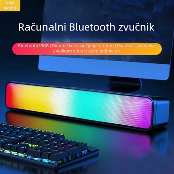 Bežični Bluetooth zvučnik, Bluetooth 5.0, 10W izlaz, frekvencijski raspon 35 Hz–16 kHz, ugrađena baterija 800–1000 mAh, domet do 10 m