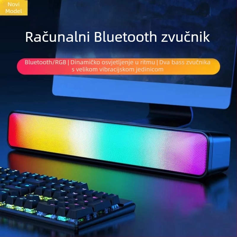 Bežični Bluetooth zvučnik, Bluetooth 5.0, 10W izlaz, frekvencijski raspon 35 Hz–16 kHz, ugrađena baterija 800–1000 mAh, domet do 10 m