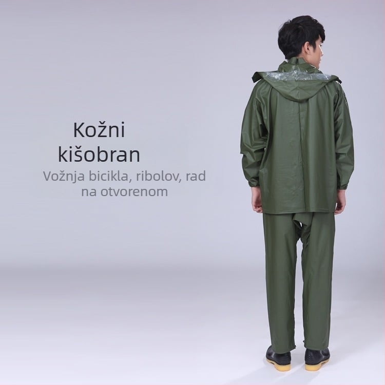 Pončo za odrasle, komplet za 1 osobu