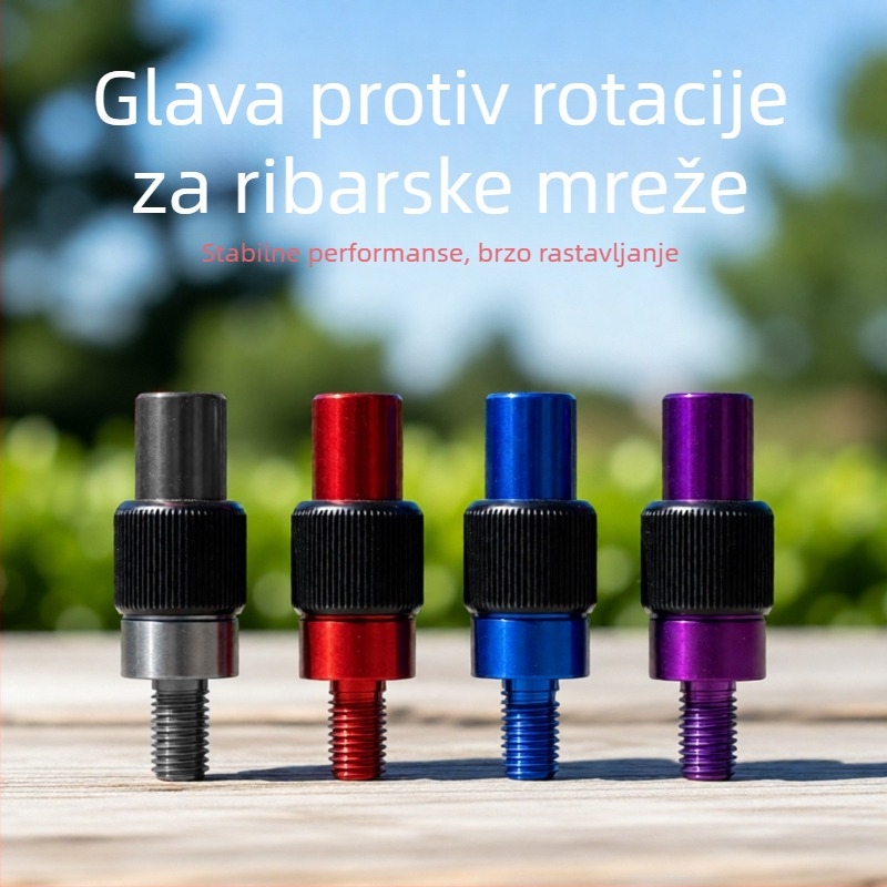 Konektor glave mreže od aluminijske legure s brzim otpuštanjem, za univerzalni mrežni štap s anti-rotacijskom glavom