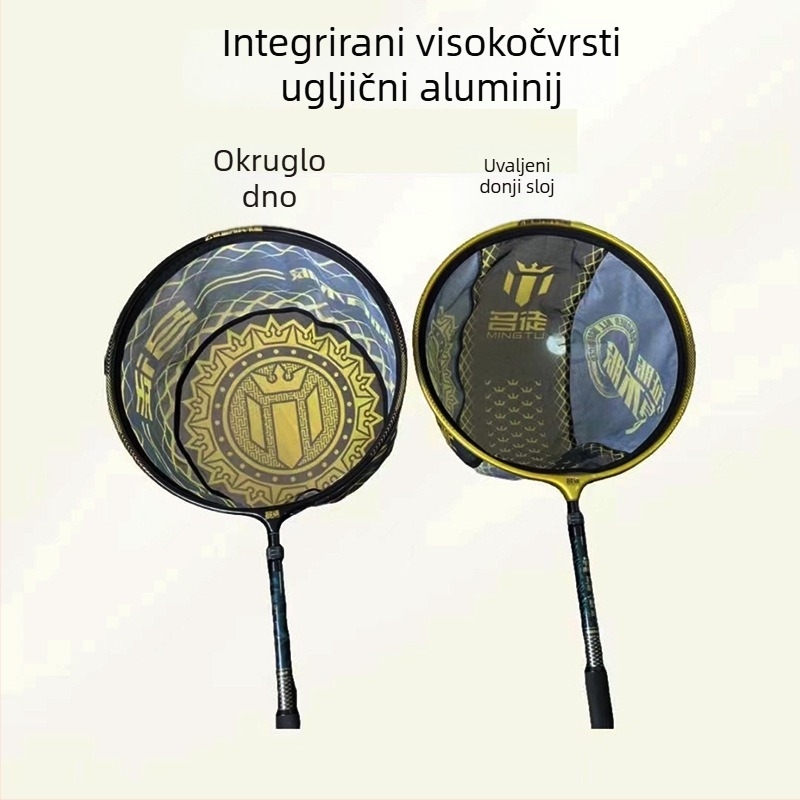 Glava mreže za ribolov – mreža od karbonsko-aluminijske legure, nosivost 15 kg, dubina 25 cm
