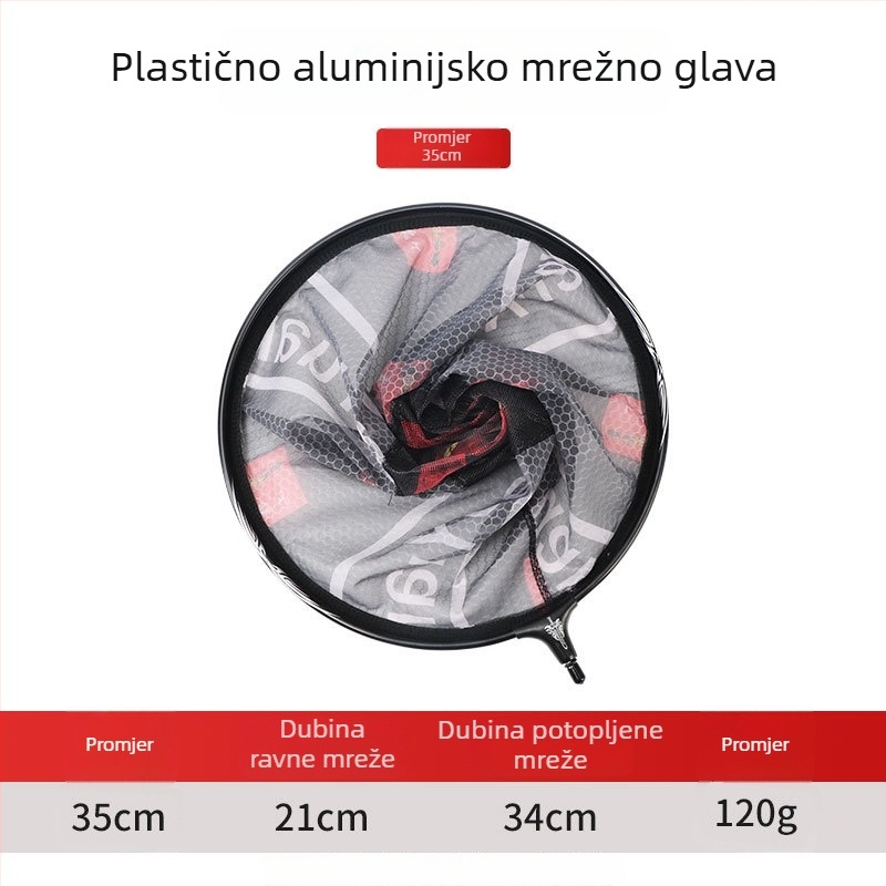Tuoyang Karbonska Glava Mreže Za Ribolov – Odvojiva, Ultra lagana, Ultra snažna, Za dubinski ribolov