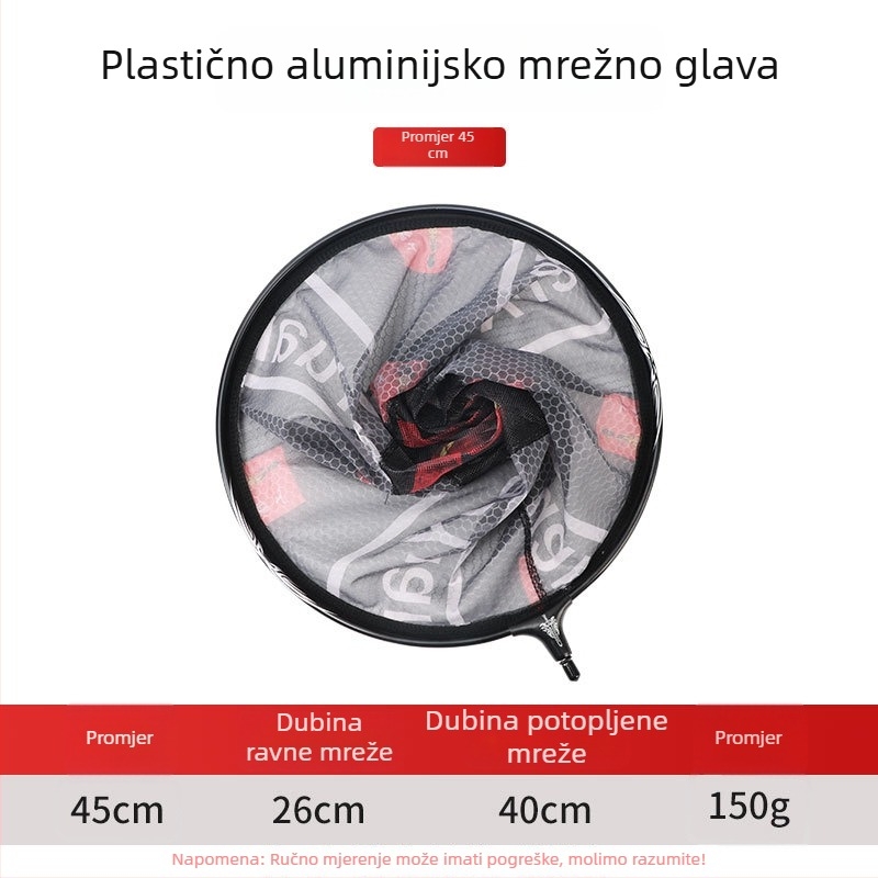 Tuoyang Karbonska Glava Mreže Za Ribolov – Odvojiva, Ultra lagana, Ultra snažna, Za dubinski ribolov