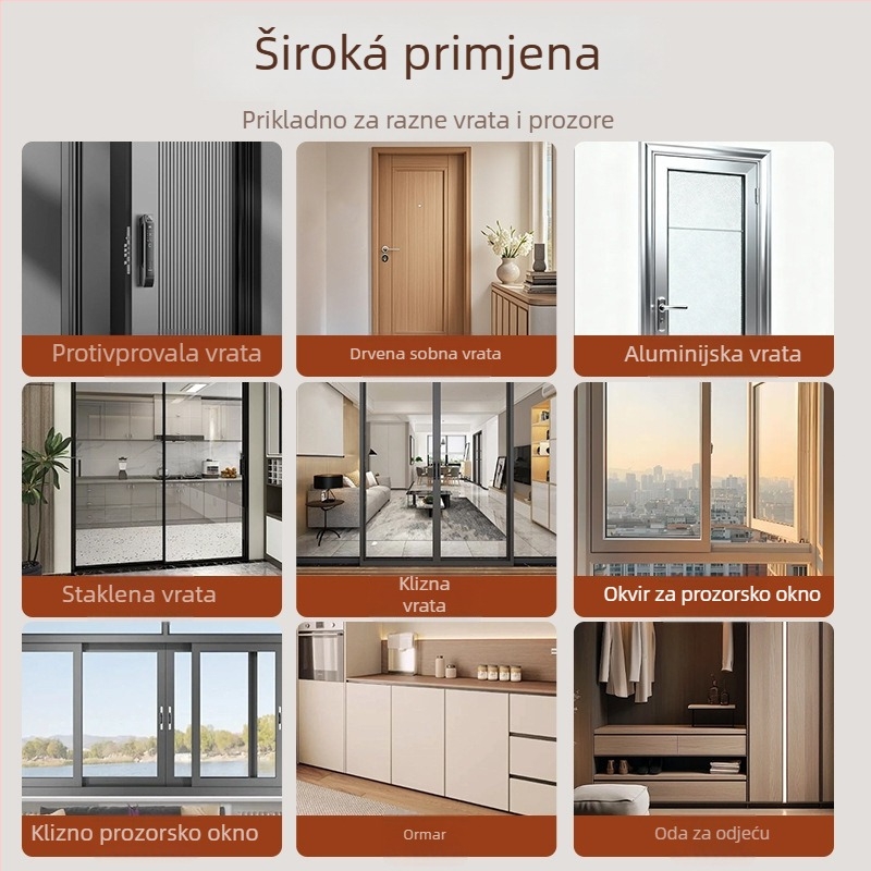 Mary kombinirani brtvni trak za vrata, modernog minimalističkog stila, model Other