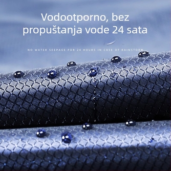 Dvije osobe kišni pončo za motocikl/električno auto, dugačak, Oxford platno, PVC vodootporni sloj, ispis logotipa