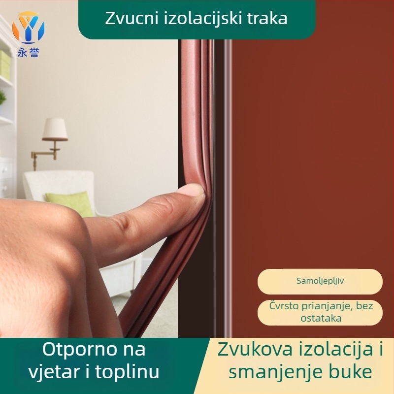 Brtvni trak za spojeve vrata - Owen marka, samoljepljiv, otporan na visoke temperature, otporan na habanje, otporan na koroziju