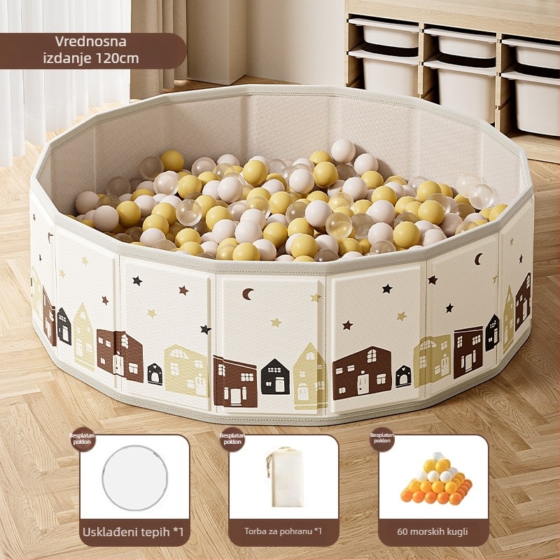 Set za pijesak s temom svemira za unutarnju upotrebu, netoksičan, set za igru pijeska s ogradom za kuglice, za djecu 0–3 godine, brend Summer Flower