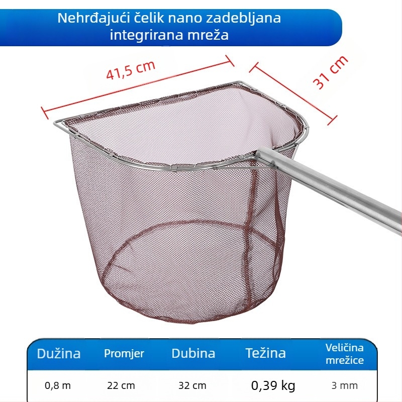 Nehrđajući čelik – mreža za lov ribe i morskih plodova